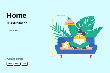 Home Illustration Pack