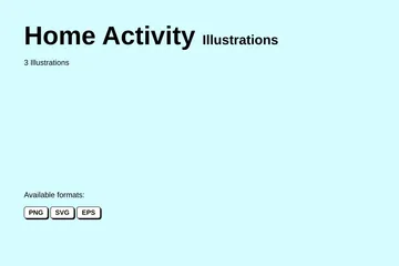 Home Activity Illustration Pack