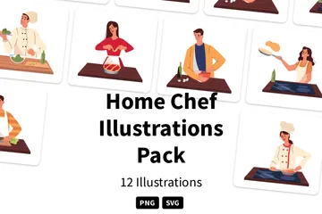 Home Chef Illustration Pack