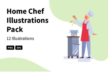 Home Chef Illustration Pack