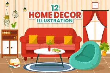 Home Decor Illustration Pack