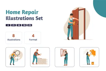 Home Repair Illustration Pack