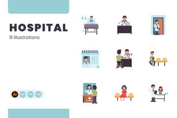 Hospital Illustration Pack