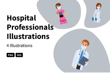 Hospital Professionals Illustration Pack