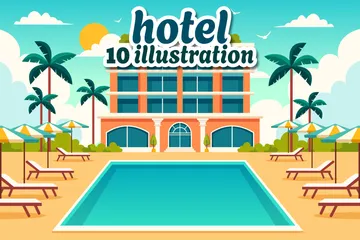 Hotel Paquete de Ilustraciones