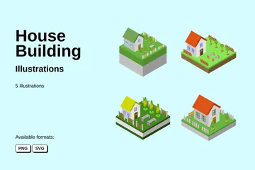 House Building Illustration Pack