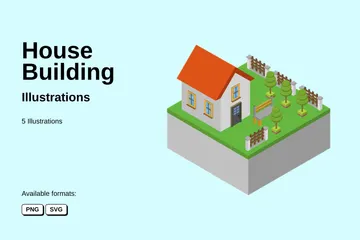 House Building Illustration Pack