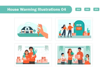 House Warming Illustration Pack