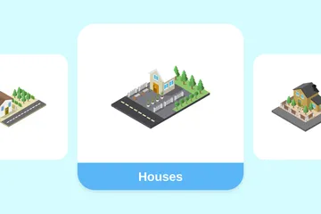 Houses Illustration Pack