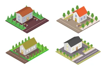 Houses Illustration Pack