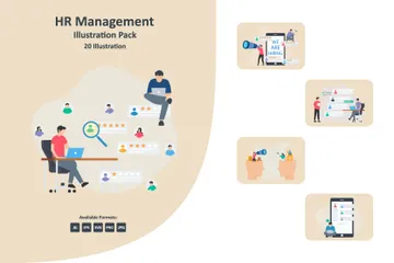 HR Management Illustration Pack