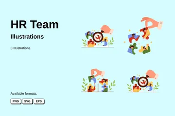 HR Team Illustration Pack