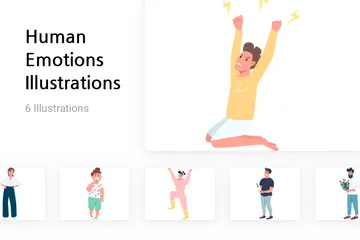 Human Emotions Illustration Pack