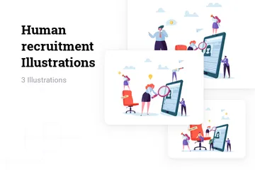 Human Recruitment Illustration Pack