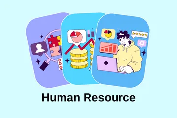 Human Resource Illustration Pack