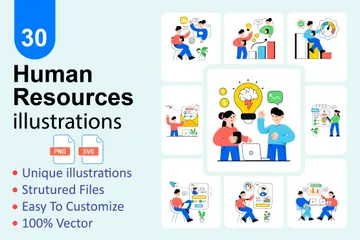 Human Resources Illustration Pack