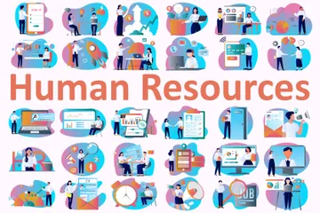 Human Resources Illustration Pack