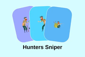 Hunters Sniper Illustration Pack