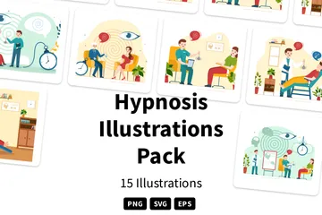 Hypnosis Illustration Pack