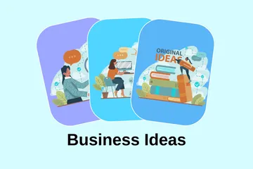 Ideas de negocio Paquete de Ilustraciones