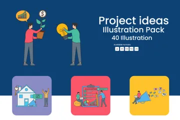 Ideas de proyectos Paquete de Ilustraciones