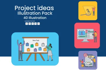 Idées de projets Pack d'Illustrations