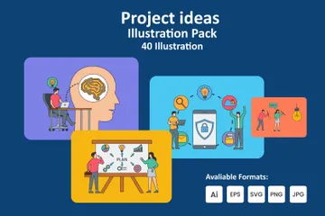 Idées de projets Pack d'Illustrations