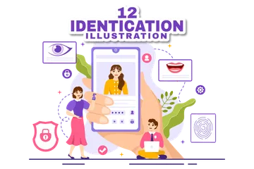 Identification Card Illustration Pack
