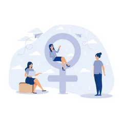 Igualdad de género Paquete de Ilustraciones