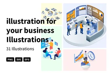 Illustration For Your Business Illustration Pack