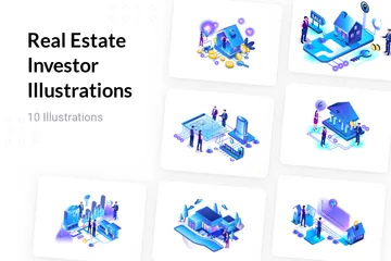 Immobilieninvestor Illustrationspack