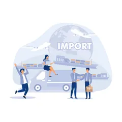 Import und Export Illustrationspack