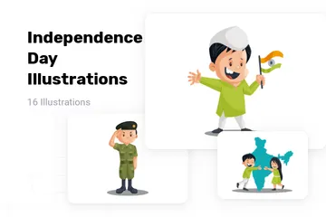 Independence Day Illustration Pack