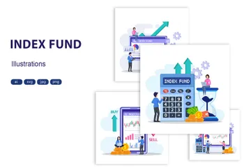Index Fund Illustration Pack