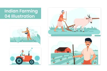 Indian Farming Vol2 Illustration Pack
