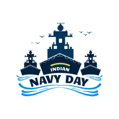 Indian Navy Day Illustration Pack