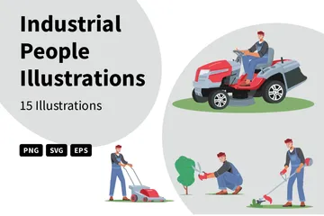 Les gens industriels Pack d'Illustrations