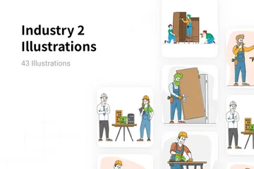 Industry 2 Illustration Pack
