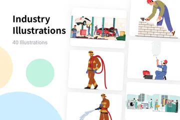 Industry Illustration Pack