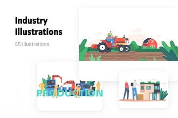 Industry Illustration Pack