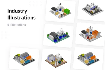 Industry Illustration Pack