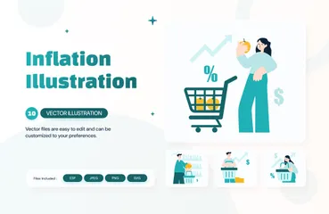 Inflation Illustration Pack