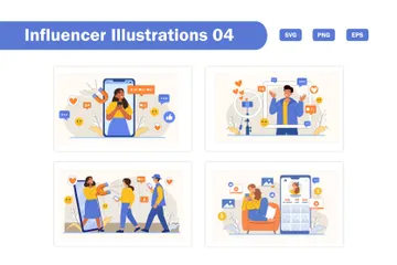 Influencer Illustration Pack