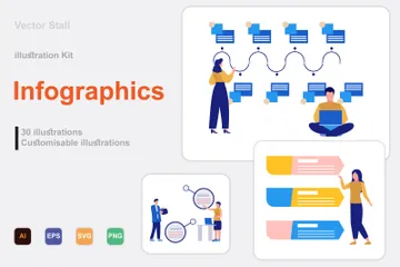 Infografiken Illustrationspack