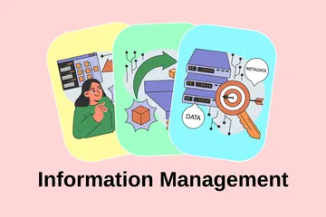 Information Management Illustration Pack