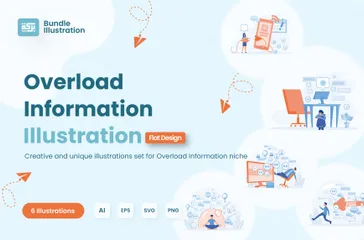 Information Overload Illustration Pack