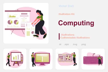 L'informatique Pack d'Illustrations