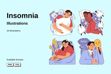 Insomnia Illustration Pack