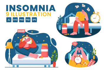 Insomnia Illustration Pack