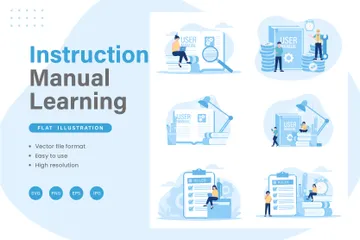 Instruction Manual Learning Illustration Pack